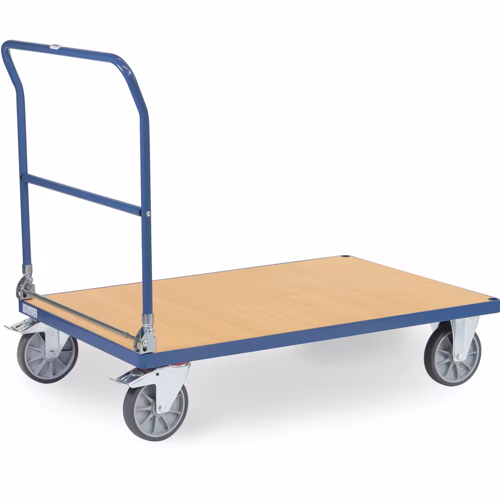 Klappwagen Multi-Vario Klappwagen aus Stahlrohr und Profilstahl geschweißt, pulverbeschichtet brillantblau RAL 5007 von der Marke Fetra aus der Kategorie Klappwagen