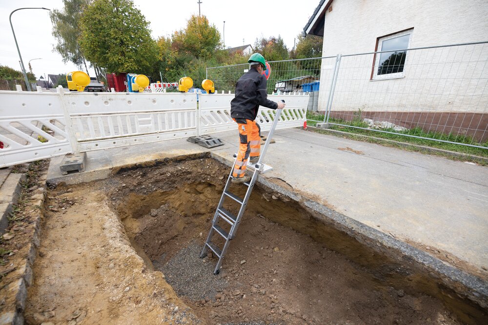 Munk Stufen-Baugrubenleiter-Einsteckteil 2 Stufen