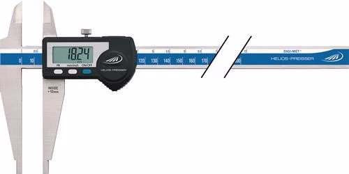 Pied à coulisse d'atelier DIN 862 DIGI MET® digital HELIOS PREISSER de la catégorie Pieds à coulisse et micromètres, référence 4130007174
