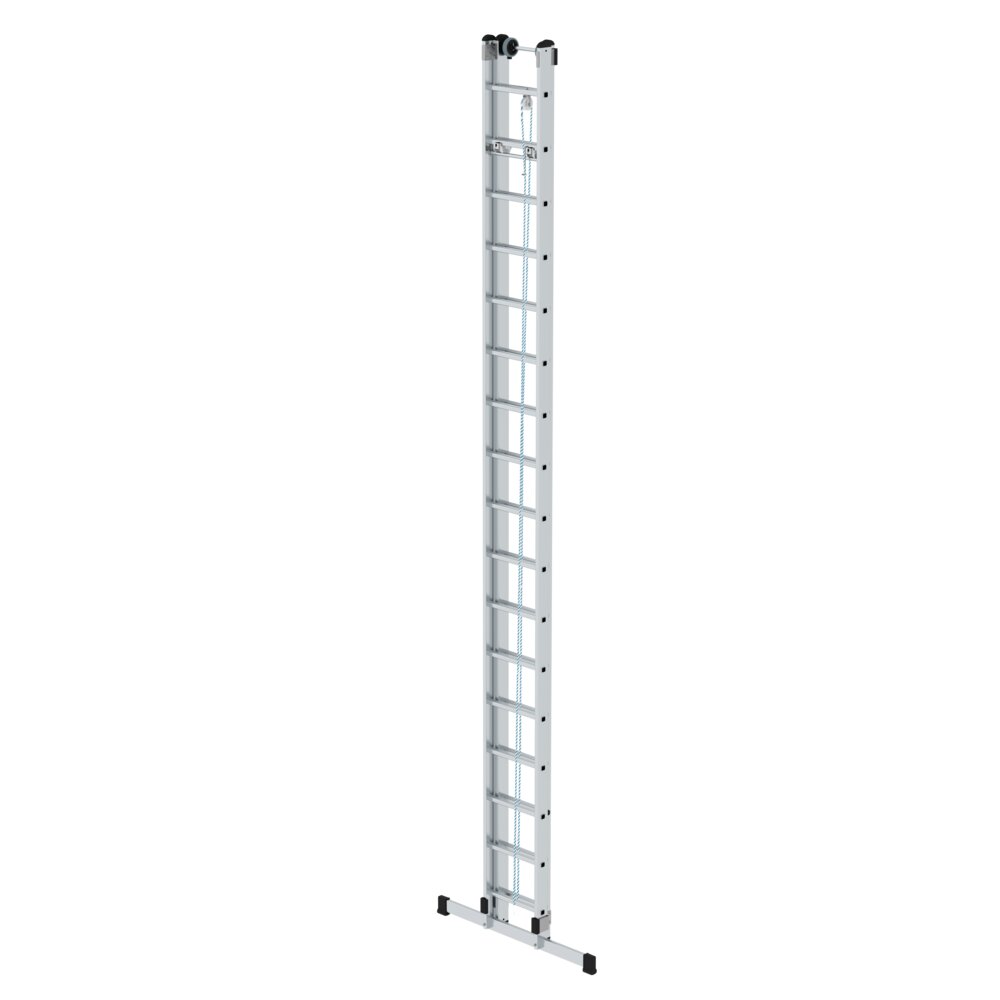 Munk Sprossen-Seilzugleiter 2-teilig mit Standard-Traverse 2x17 Sprossen