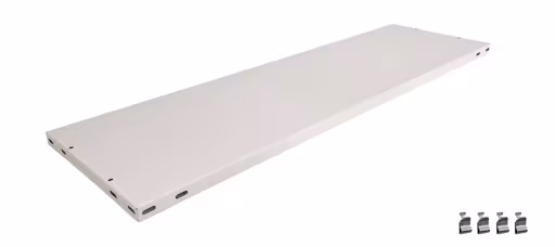 Zusatz-Fachboden MULTIplus85 1000 x 300, RAL 7035, inkl. 4 Fachbodenträgern ohne Systemlochung von der Marke Schulte Lagertechnik Zusatz-Fachboden MULTIplus85 1000 x 300, RAL 7035, inkl. 4 Fachbodenträgern ohne Systemlochung aus der Kategorie Zubehör mit der Artikelnummer 30133-B
