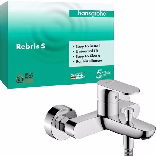 Hansgrohe Einhebel-Wannenmischer Rebris S Aufputz chrom von der Marke Hansgrohe Hansgrohe Einhebel-Wannenmischer Rebris S Aufputz chrom aus der Kategorie Dusch- & Wannenarmaturen mit der Teilenummer 8001738262