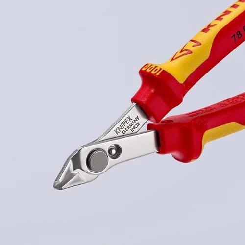 Elektronikseitenschneider Electronic Super-Knips Länge 125mm Form 0 Facette nein VDE KNIPEX