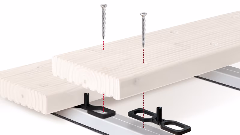 Edelstahl-Bohrschraube (A2) 4,8x32 mm mit Bohrspitze, 1 Pack = 100 Stück Klammer, Gerät, Werkzeug