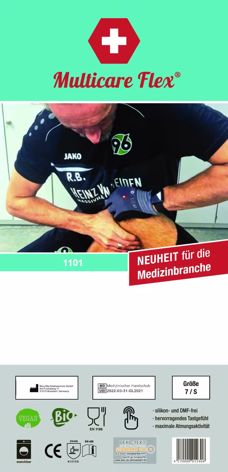 Multicare Flex medizinischer Arbeit und Montagehandschuh Größe 11 aus der Kategorie Arbeitshandschuhe mit der GTIN 426353580066 Multicare Flex medizinischer Arbeit und Montagehandschuh von der Marke Multicare aus der Kategorie Arbeitshandschuhe