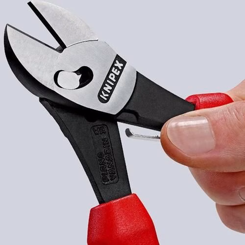 Detailbild 3988781 Hochleistungsseitenschneider TwinForce® Länge 180mm poliert Comfort-Griff KNIPEX