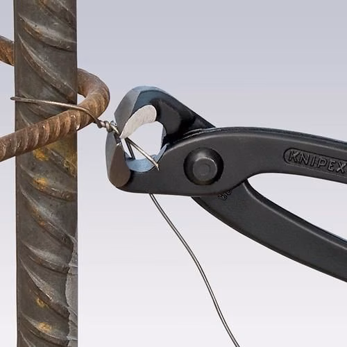 Monierzange Länge 200mm poliert schwarz atramentiert KNIPEX