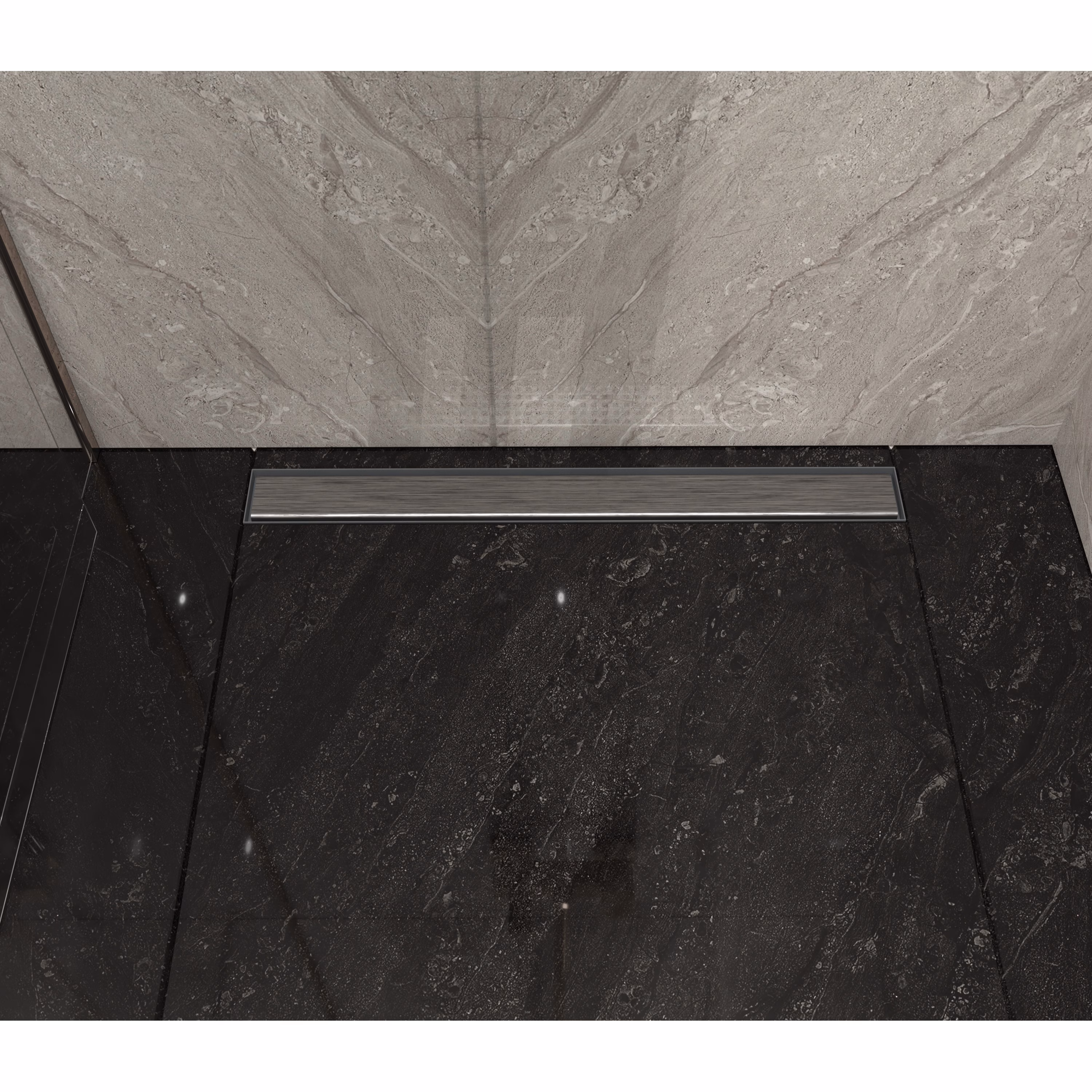 Ohne Text 2760028864508608392 MERT 300mm Duschrinne Linear Edelstahl, gebürstet