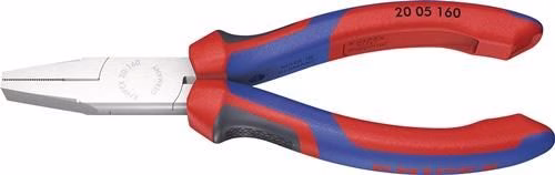 Flachzange DIN ISO 5745 Gesamtlänge 160 mm verchromt Comfort-Griff KNIPEX aus der Kategorie Flachzangen mit der Teilenummer 4000794067