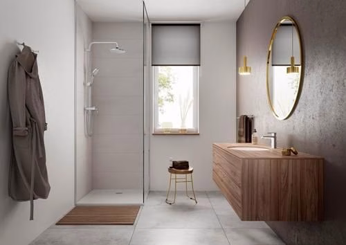 Detailbild 4038190 Hansgrohe Einhebel-Waschtischmischer VERNIS Blend 100 mit Zugstangen-Ablaufgarnitur 1 1/4 Zoll chrom