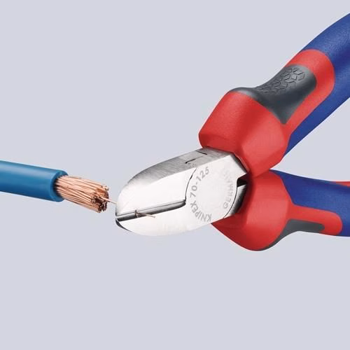Seitenschneider Länge 125mm Kopf verchromt Comfort-Griff KNIPEX