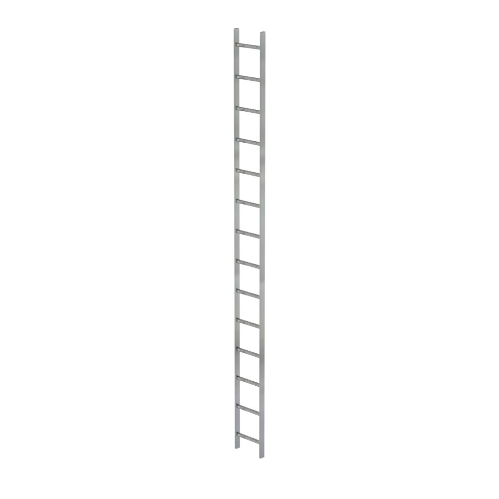 Munk schachtladder, staal, thermisch verzinkt, 300 mm vrije breedte, 14 sporten, van Günzburger Steigtechnik Munk schachttrap, staal, thermisch verzinkt, 300 mm vrije opening, uit de categorie schachttechnologie, artikelnummer 060014
