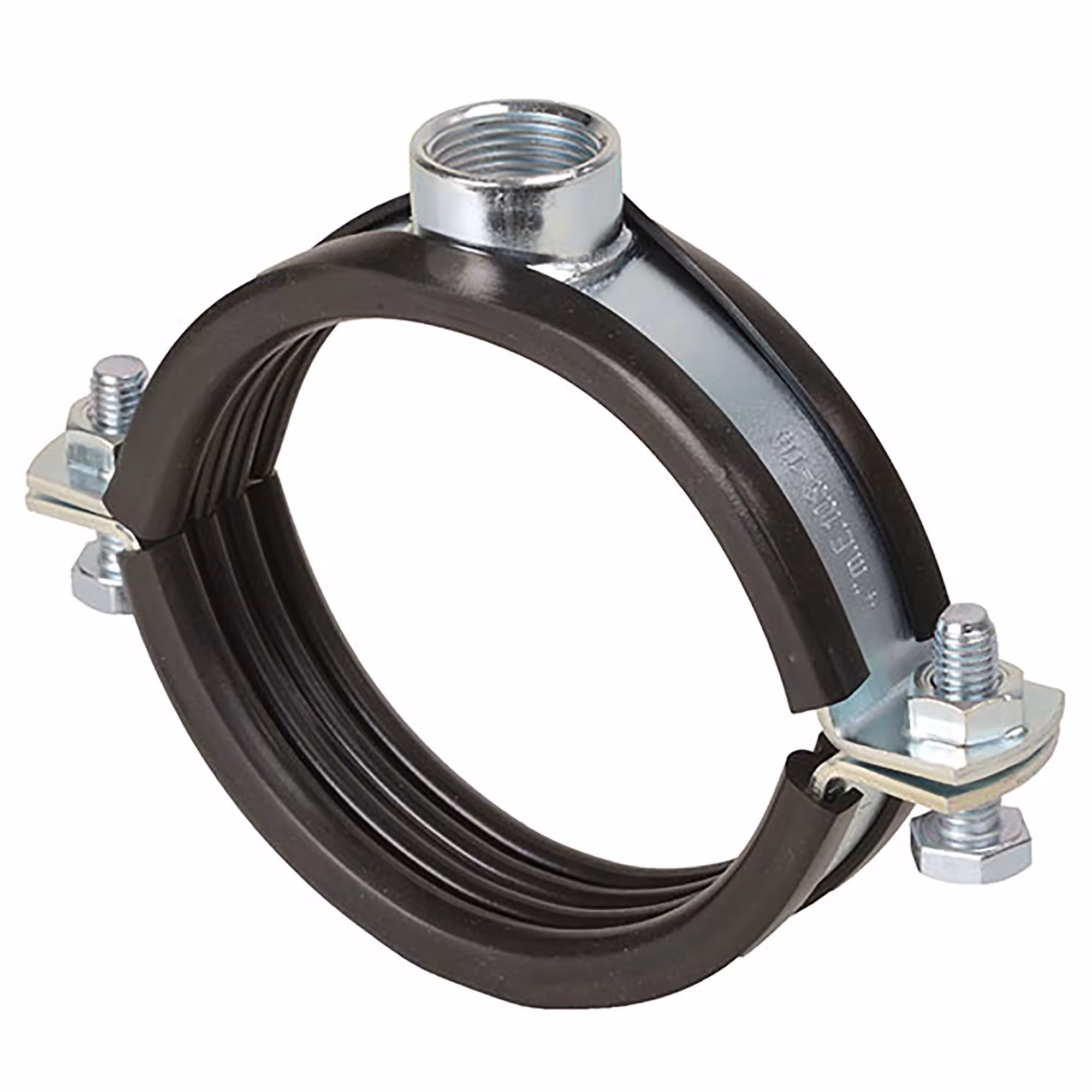 Schraubrohrschelle Heavy R1/2" 26-30mm (3/4") verzinkt mit Einlage aus der Kategorie Zweischraubrohrschellen mit der GTIN 4029933057598 Schwerlast Rohrschelle Heavy 20-22mm bis 250mm von der Marke Fixotec aus der Kategorie Zweischraubrohrschellen