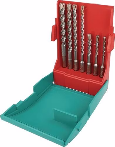 Hammerbohrersatz Trijet Ultimate 7-teilig SDS-plus Kunststoff-Box HELLER aus der Kategorie Hammerbohrer mit der Teilenummer 8000656713
