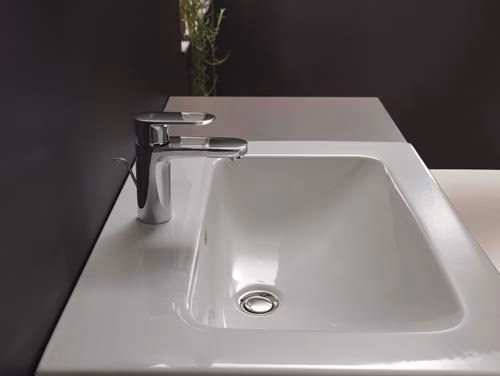 Detailbild 4038211 Hansgrohe Einhebel-Waschtischmischer VERNIS Blend 100 mit Zugstangen-Ablaufgarnitur 1 1/4 Zoll chrom