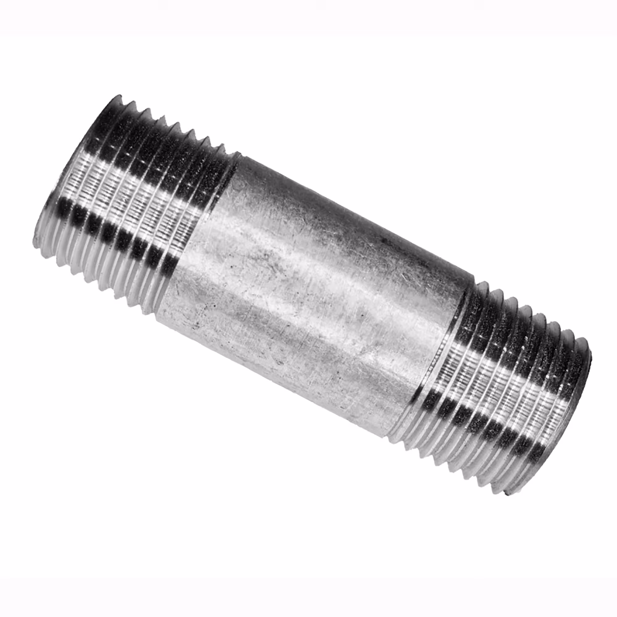 Tuyau double mamelon 1 1/2" x 500 mm galvanisé de Gebo Raccords doubles pour tuyaux galvanisés, raccords filetés galvanisés, réf. 70 500,08 V