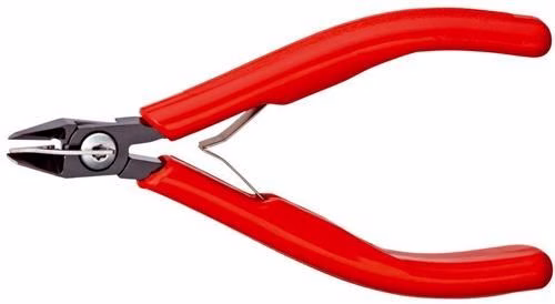 Detailbild 4052416 Pince coupante électronique, longueur 125 mm, forme 1, bord biseauté, oui, KNIPEX