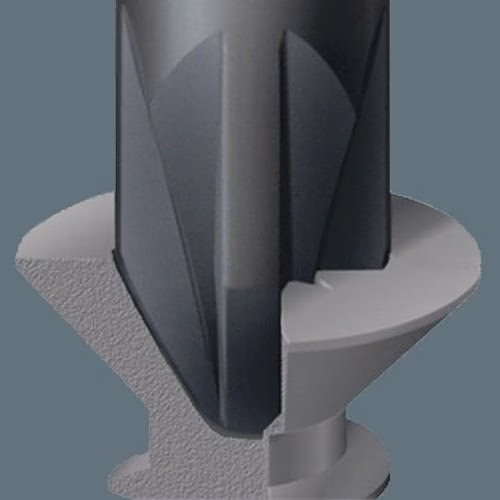 Elektronik-Feinmechanik-Schraubendreher 2054 6-kant 3mm Klingenlänge 60mm WERA