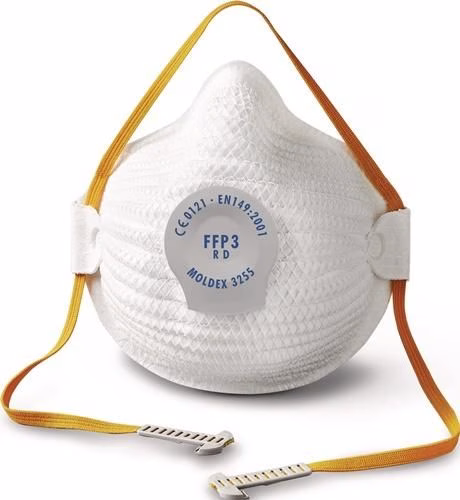 Atemschutzmaske AIR 325501 FFP3 R D mit Ausatemventil faltbar S/M MOLDEX von der Marke Moldex Atemschutzmaske mit Ausatemventil faltbar MOLDEX aus der Kategorie Atemschutzmasken und Filter mit der Teilenummer 8000150710