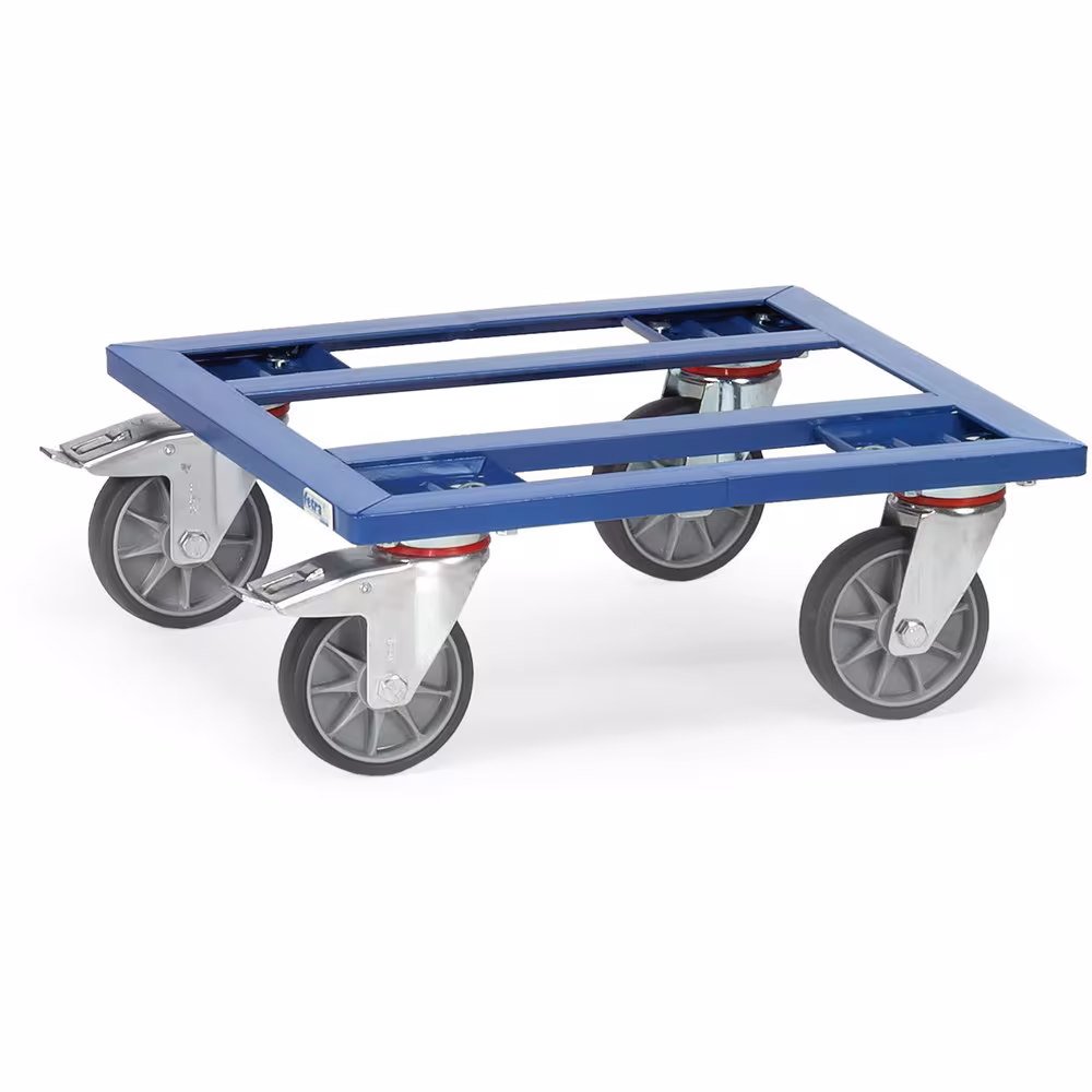 Kistenroller 1165 - offener Rahmen aus Winkelstahl geschweißt, mit offenem Rahmen, 4 Lenkrollen von der Marke Fetra Kistenroller 1165 - offener Rahmen aus Winkelstahl geschweißt, mit offenem Rahmen, 4 Lenkrollen aus der Kategorie Roller mit der Artikelnummer 1165