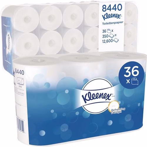 Toilettenpapier 8440 3-lagig 36 Rlollen a 350 BlattKLEENEX von der Marke Kleenex Toilettenpapier 8440 3-lagig 36 Rlollen a 350 BlattKLEENEX aus der Kategorie Toilettenpapier mit der Teilenummer 9000469177