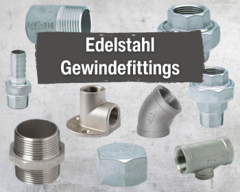 Edelstahl Gewindefittings