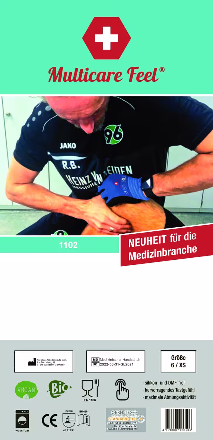 Multicare Feel medizinischer Arbeit und Montagehandschuh Größe 8 aus der Kategorie Arbeitshandschuhe mit der GTIN 426353580127 Multicare Feel medizinischer Arbeit und Montagehandschuh von der Marke Multicare aus der Kategorie Arbeitshandschuhe