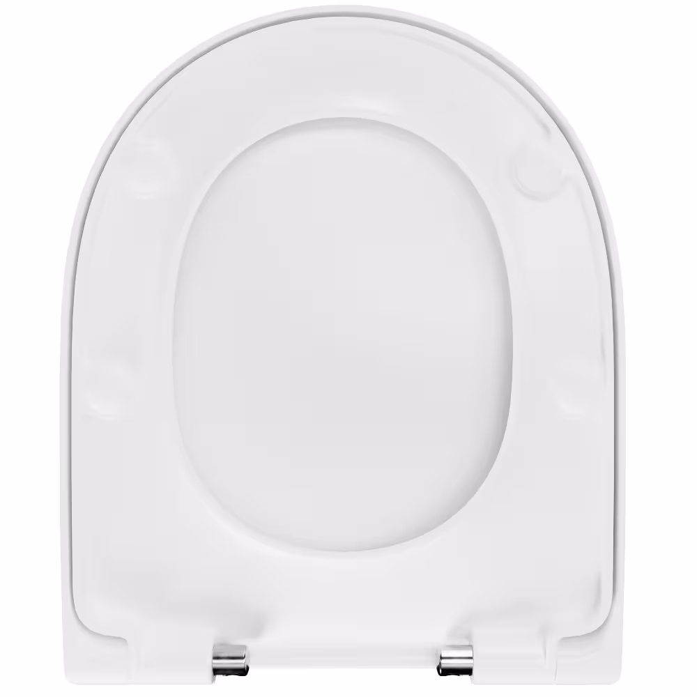 Abbildung Nr 15 des Artikels WC-Sitz D450 D-Form Weiß mit Absenkautomatik u.a. für Geberit Icon und 4U aus der Produktgruppe Badkeramik von der Marke LUVETT
