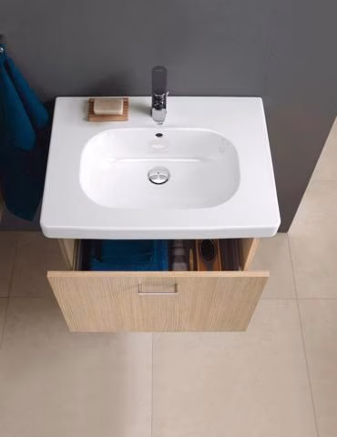 Duravit B.1 Einhebel-Waschtischmischer M mit Zugstange, Chrom Hansgrohe