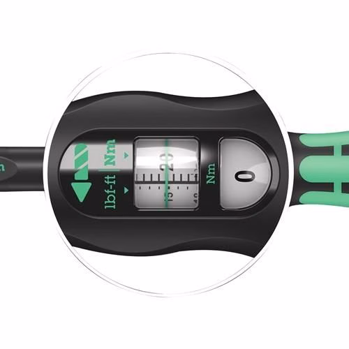 Detailbild 4038133 Drehmomentschlüssel Click-Torque A 5 1/4 Zoll 2,5-25 Nm WERA