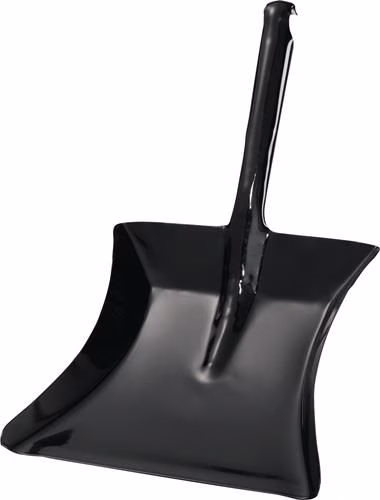 Kehrschaufelmit Düllgriff Metall schwarz lack Blatt L230 x Breite 260 mm aus der Kategorie Handfeger und Kehrschaufeln mit der Teilenummer 9000470278