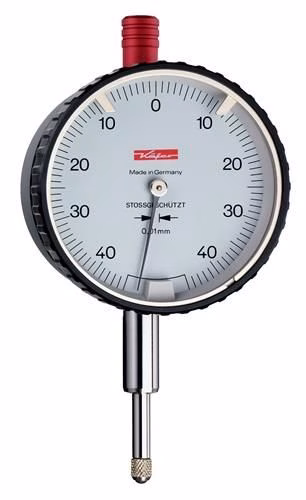 Sicherheitsmessuhr DIN 878 SI-90 0,8mm Ablesung 0,01mm mit Stoßschutz KÄFER aus der Kategorie Messuhren mit der Teilenummer 4000851473