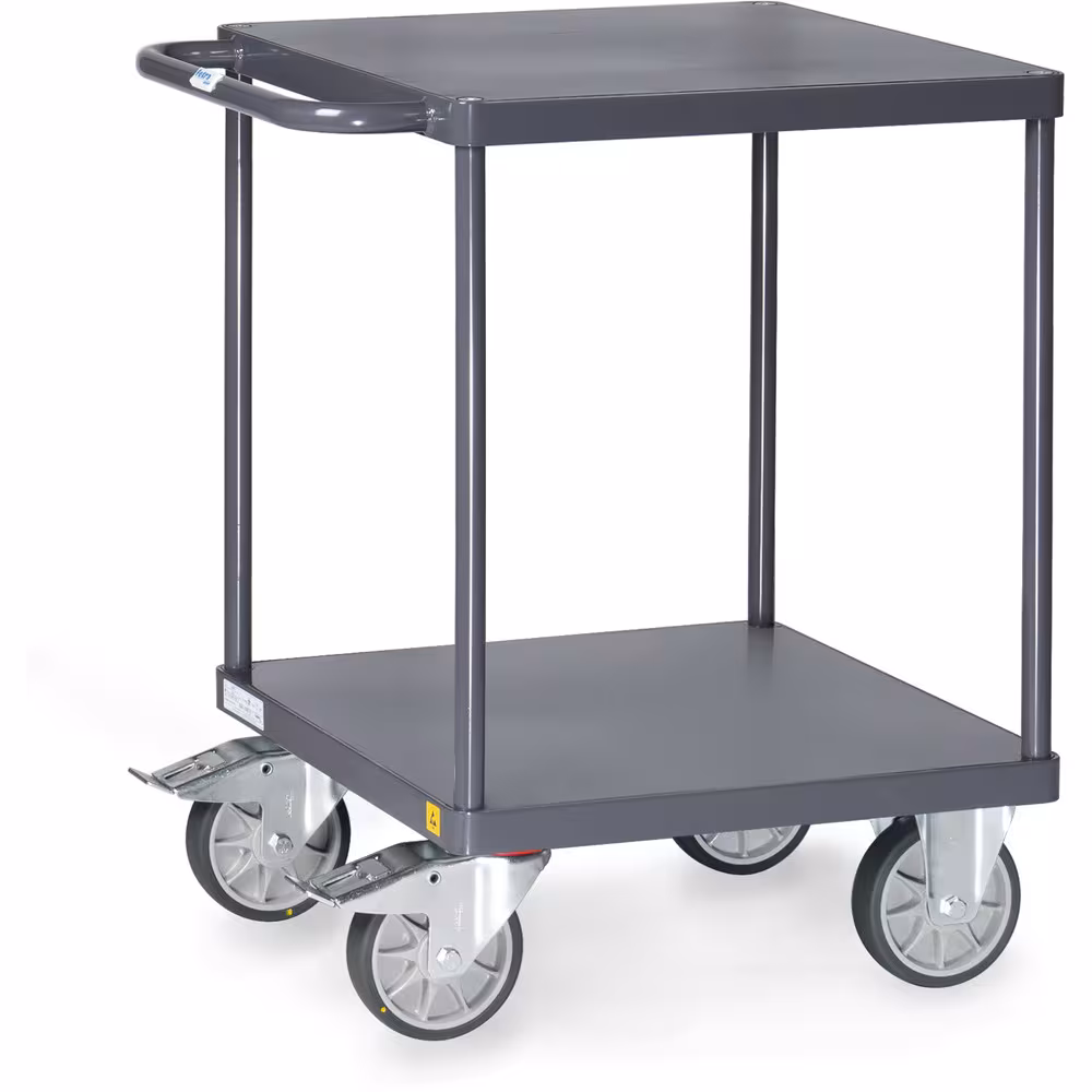 ESD-Tischwagen 9496B - Stahlbl.-Plattformen bündig von der Marke Fetra aus der Produktreihe Transportsysteme