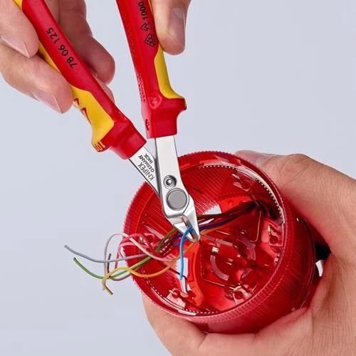 Elektronikseitenschneider Electronic Super-Knips Länge 125mm Form 0 Facette nein VDE KNIPEX