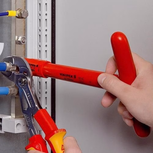 Wasserpumpenzange Cobra® Länge 250mm Spannweite 46mm verchromt VDE 2K-Hülle KNIPEX