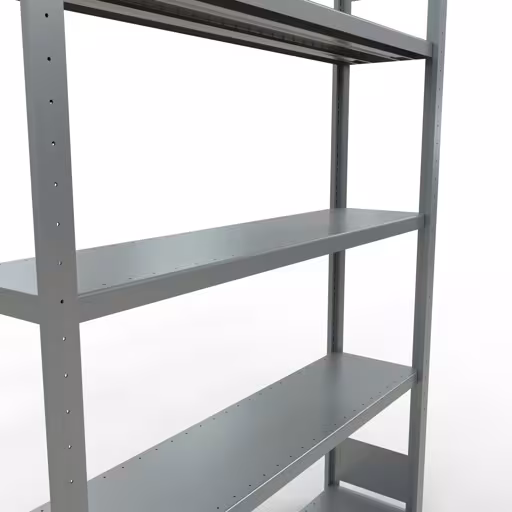 Produktbild Nr 15 des Artikels Grundregal, Fachbodenregal Stecksystem MULTIplus250, 2000 x 1300 x 300 mm (HxBxT), 5 Fachböden, Längenriegel, verzinkt Abbildung Nr 15 des Artikels Grundregal, Fachbodenregal Stecksystem MULTIplus250, 2000 x 1300 x 300 mm (HxBxT), 5 Fachböden, Längenriegel, verzinkt aus der Produktgruppe Stecksystem von der Marke Schulte Lagertechnik