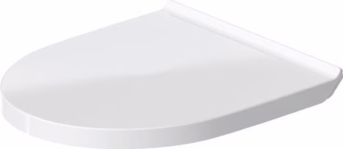 Abattant de toilettes blanc Duravit n° 1 avec mécanisme de fermeture amortie et charnières en acier inoxydable, de la marque Duravit Abattant de toilettes Duravit n° 1 blanc avec mécanisme de fermeture amortie et charnières en acier inoxydable, référence 6000661152