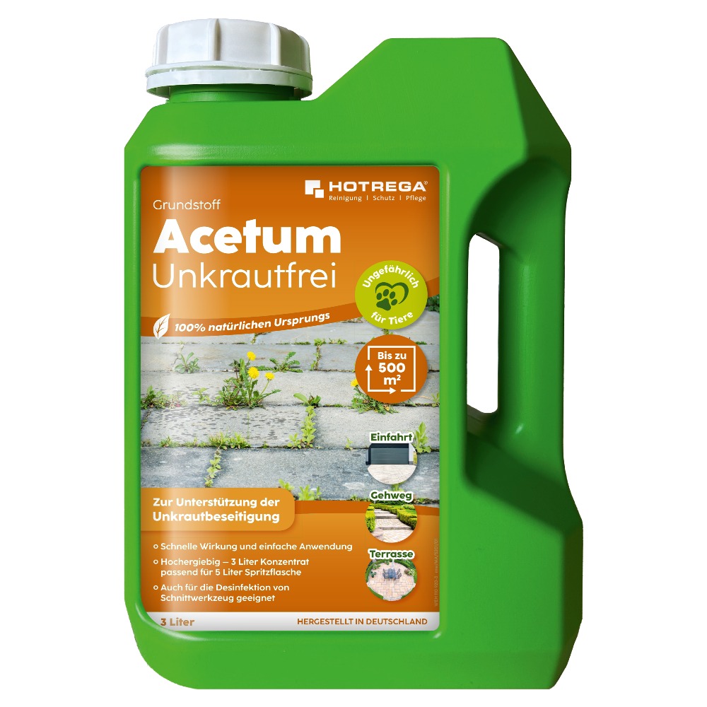 Ohne Text 850994 4 Stück - Grundstoff Acetum Unkrautfrei - 3 Liter Kanister (Konzentrat)