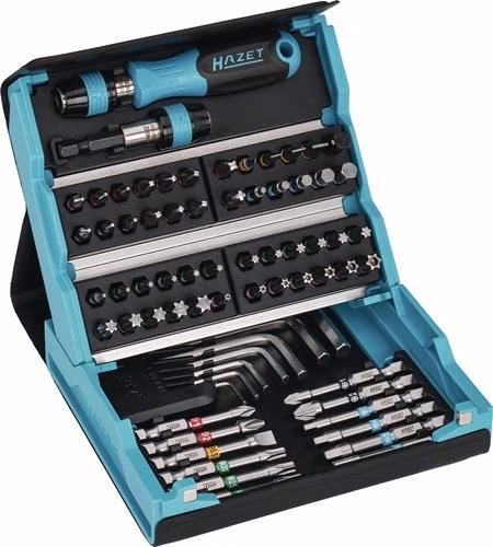 Coffret SmartCase 2200SC-1 de 69 embouts (plats/PH/PZD/hexagonaux/TX/TX-Bo) par Hazet Coffret SmartCase 2200SC-1 de 69 embouts (fendus/PH/PZD/hexagonaux/TX/TX-Bo) de la catégorie Embouts et porte-embouts, référence 8000791437