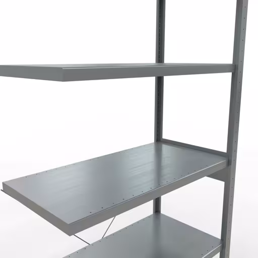 Anbauregal, Fachbodenregal Stecksystem MULTIplus330, 2500 x 1000 x 500 mm (HxBxT), 6 Fachböden, Kreuzstrebe, verzinkt aus der Kategorie Anbauregal mit der GTIN 4004514203298 Anbauregal, Fachbodenregal Stecksystem MULTIplus330, 2500 x 1000 x 500 mm (HxBxT), 6 Fachböden, Kreuzstrebe, verzinkt von der Marke Schulte Lagertechnik aus der Produktreihe Stecksystem