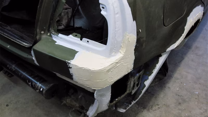 2-K Universal-Feinspachtel 1 kg weiß, inkl. rotem Härter Transport, Fahrzeug, Auto