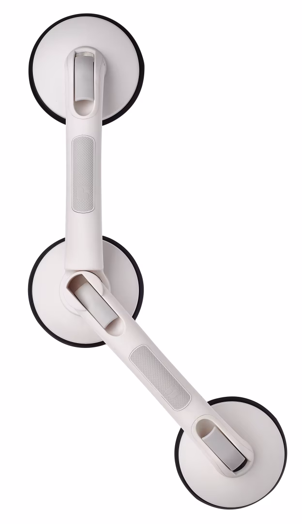 Winkel-Sauggriff Rob L, weiß, ABS aus der Kategorie Haltegriffe mit der GTIN 4006956117287 Winkel-Sauggriff Rob L, weiß, ABS von der Marke Ridder aus der Produktreihe Badausstattung & Sanitär