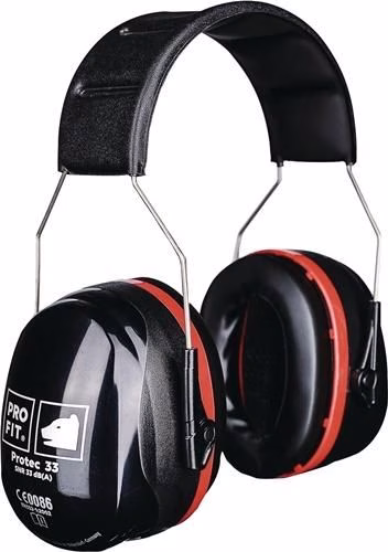 Gehörschutz Protec 33 EN 352-1:2002 SNR 33 dB PRO FIT von der Marke Pro Fit Gehörschutz Protec 33 EN 352-1:2002 SNR 33 dB PRO FIT aus der Kategorie Kapselgehörschutz mit der Teilenummer 4000370460