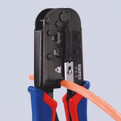 Detailbild 3998605 Crimpzange für Westernstecker Länge 190 mm KNIPEX