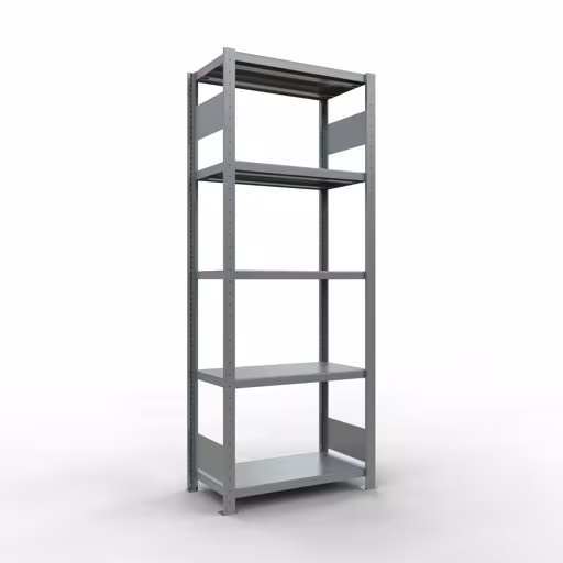 Grundregal, Fachbodenregal Stecksystem MULTIplus250, 2000 x 750 x 400 mm (HxBxT), 5 Fachböden, Längenriegel, verzinkt von der Marke Schulte Lagertechnik Grundregal, Fachbodenregal Stecksystem MULTIplus250, 2000 x 750 x 400 mm (HxBxT), 5 Fachböden, Längenriegel, verzinkt aus der Kategorie Grundregal mit der Artikelnummer 12940-75-LR