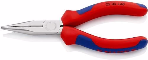 Pince à bec plat chromée droite de marque KNIPEX, de la catégorie des pinces à bec plat, référence 4000794088