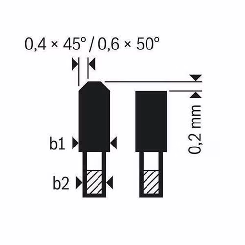 Piktogramm 4031547 Kreissägeblatt Außendurchmesser 165 mm Zähne 48 HLTCG Bohrung 20 mm Schnittbreite 1,8 mm BOSCH