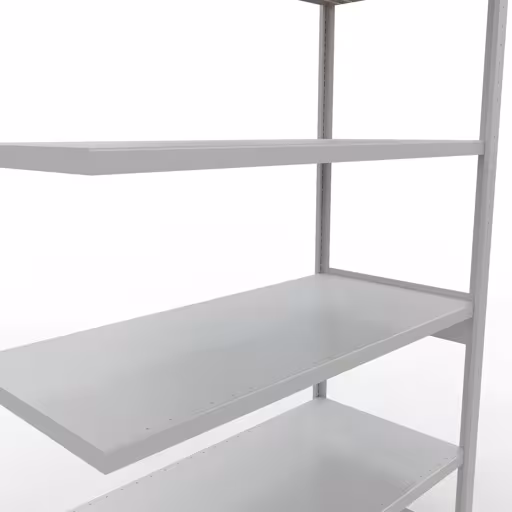 Produktbild Nr 13 des Artikels Anbauregal, Fachbodenregal Stecksystem MULTIplus250, 2500 x 1300 x 600 mm (HxBxT), 6 Fachböden, Längenriegel, RAL 7035 lichtgrau Abbildung Nr 13 des Artikels Anbauregal, Fachbodenregal Stecksystem MULTIplus250, 2500 x 1300 x 600 mm (HxBxT), 6 Fachböden, Längenriegel, RAL 7035 lichtgrau aus der Produktgruppe Stecksystem von der Marke Schulte Lagertechnik