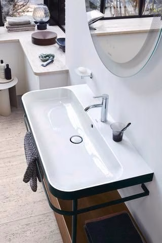 Duravit C.1 Einhebel-Waschtischmischer M ohne Zugstange, Chrom Hansgrohe