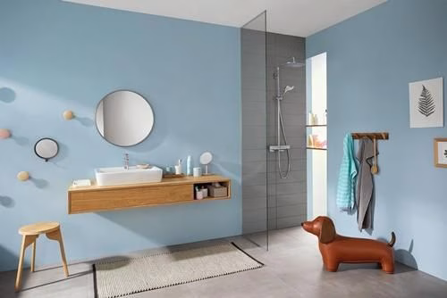 Hansgrohe Showerpipe Croma E 280 1jet chrom mit Brausethermostat